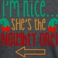 thumbnail image 3 of CafePress - Im Nice She's Naughty Elf Ha T Shirt - Womens Tri-blend T-Shirt, 3 of 4