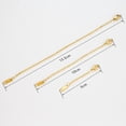 thumbnail image 2 of DESIGNICE 18k Gold Plated Necklace Extenders Delicate Necklace Extender Chain Set for Women 3 Piece Set, Extensions 2", 4", 6" Inches Hypoallergenic in Gold, Rose Gold, or Silver, 2 of 7