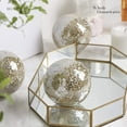 thumbnail image 6 of Whole Housewares Glass Mosaic Sphere Decorative Balls (3 Count), 6 of 9