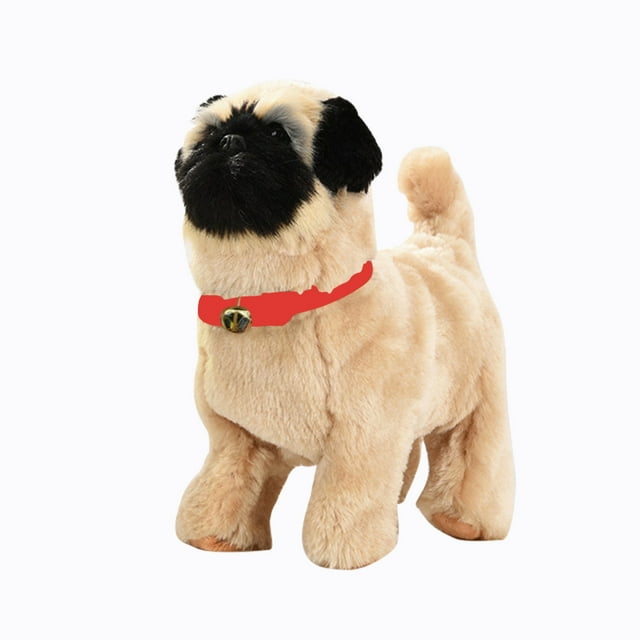 Robot Dog Toys Interactive Electronic Plush Puppy Sound Control Teddy Walk Bark with Music Touching Control Robotic Pet