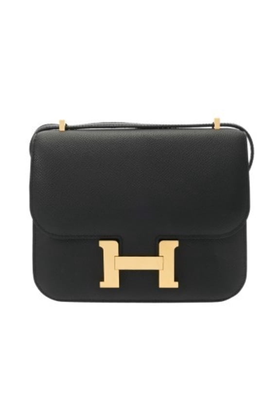 Pre-Owned HERMES Constance 3 Mini 18 Miroir Black U stamp (circa 2022) Women's Veau Epsom...