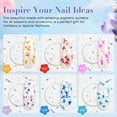 thumbnail image 3 of Kit de uñas Dip Powder AZUREBEAUTY Transparent Crystal Flower, 3 of 7