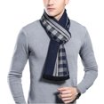 thumbnail image 4 of Bufanda para hombre y mujer, bufanda de invierno suave y cálida para hombre., 4 of 4