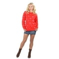 thumbnail image 5 of SOCAL LOOK Women Valentine Heart Sweater - Cute Casual Acrylic Pullover, Perfect for Valentine's Day, 5 of 5