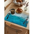 thumbnail image 4 of Placemat Ocean Beach Waves Kitchen Placemat Home Decoration Dining Table Mats Coffee Coaster Mat, 4 of 5
