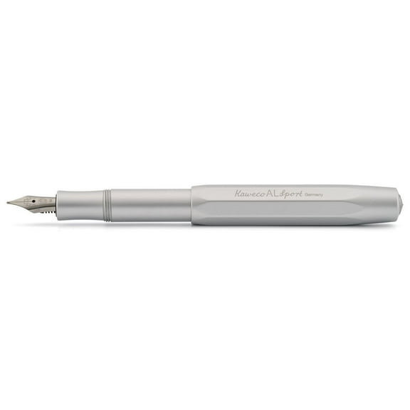 Kaweco AL Sport Silver Fountain Pen - Medium