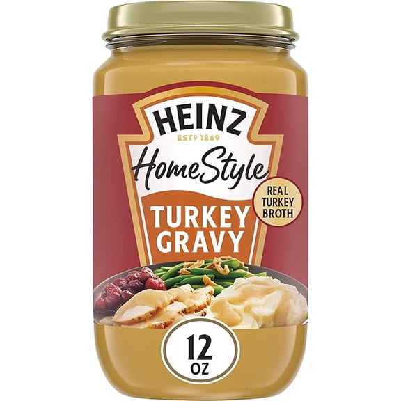 (1 pack) Heinz HomeStyle Turkey Gravy, 12 oz Jar