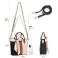 thumbnail image 3 of Montana West Tote Bags for Women Bow Crossbody Purses with Detachable Strap, Beige-Black, 3 of 6