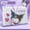 1, variant on Kawaii My Melody Kuromi folder cute cartoon multi-layer transparent a4 file bag test paper storage bag holiday gift