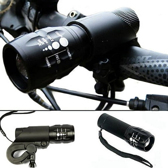 Cheers.US Bike Lights Super Bright LED Lights for Your Bicycle Easy to Mount Bike Light for Night Riding Light Fits All Bikes