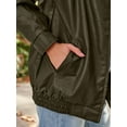 thumbnail image 6 of AELand Women's Oversized Leather Jackets Faux Suede Fall Fashion Motorcycle Coats Winter Outerwear, 6 of 6