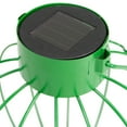 thumbnail image 6 of Northlight 6.5" Green Outdoor Hanging LED Solar Lantern with Handle, 6 of 6