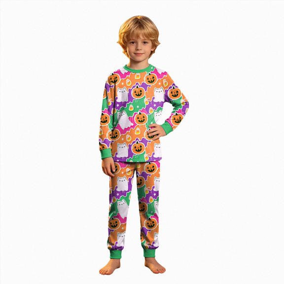 Leey-World Fall Pajamas Kids Baby Long Sleeve Pajama Sets, Toddler Boy Girl 2-Piece Sleepwear