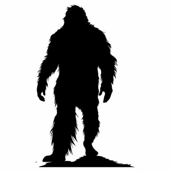 SS11162 Bigfoot Silhouette Cardboard Cutout Standee Standup