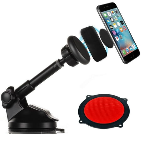 - 360 Rotate Windshield Dashboard Suction Cup Magnetic Car Mount Cell Phone Holder