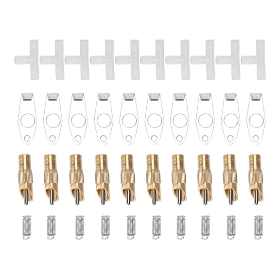 10 Pack Rabbit Water Feeder Copper Rabbit Nipple Drinker Feeder For Bunny Rodent Poultry