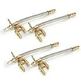 thumbnail image 4 of 4pcs Truck RV 7" Braided Stainless Steel Dual Tire Valve Stem Extension Adaptors, 4 of 11