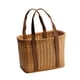 thumbnail image 3 of Cesta tejida a mano, decorativa, ligera, versátil, cesta de la compra sencilla, cesta de flores para acampar, compras, jardinería en interiores y exte Grande, 3 of 8