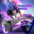 thumbnail image 4 of HOVERSTAR Hoverboard Chrome Color Flash Wheel with LED Light Self Balancing Wheel Electric Scooter （ HS2.0 version ）, 4 of 7