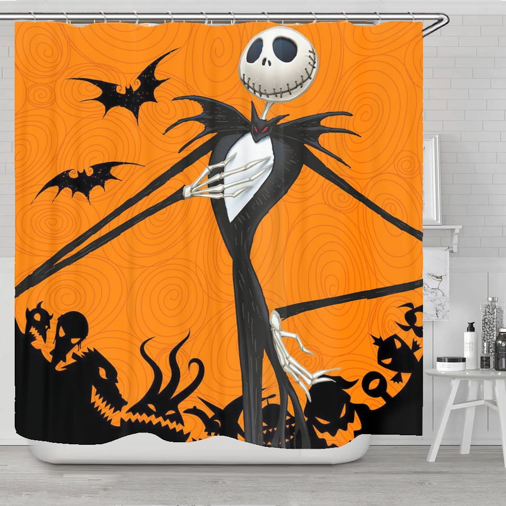 Shower Curtain Christmas The Nightmare Before Christmas Winter