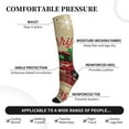 thumbnail image 2 of Sikiie Christmas Vintage Red Truck 1 Pairs Compression Socks for Men and Women 15-20 mmHg Running Support Socks, 2 of 7