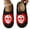 Black, variant on Halloween House Shoes, Gothic Slippers, Fuzzy Warm Slip Ons, Halloween Skull Plush Slippers Warm Fuzzy House Shoes Gothic Holiday Slippers Cozy Closed Toe Indoor Slip On Footwear, Black 7.5