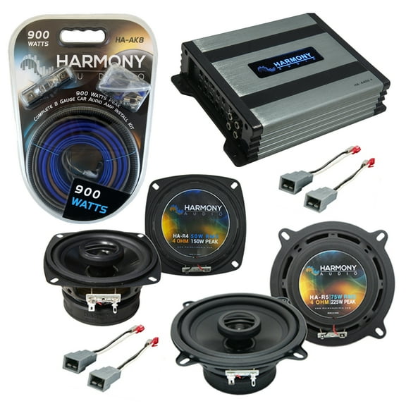 Ford Ranger 1983-1988 Factory Speaker Replacement Harmony R4 R5 & HA-A400.4 Amp