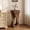 Antique brown + Magnesium Oxide 2, variant on YINGYUE Twist Shape Side Table, Grey, Wood-like Texture, MgO