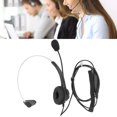 thumbnail image 1 of Auriculares Telefónicos, Conector RJ9 Negro Mono Auriculares Profesionales De Servicio Al Cliente Plug And Play Para Servicio Al Cliente Para Centros De Llamadas, 1 of 7