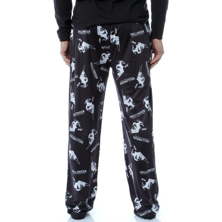 Halloween Michael Myers Men s Horror Film Allover Pattern Adult Lounge Sleep Pajama Pants