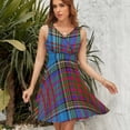 thumbnail image 7 of Anderson Clan Tartan Sleeveless Dress Women Summer Evening Dresses Ladies Sundress, 7 of 7