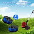 thumbnail image 6 of OWNTIDE 4-Pack 0.065" 88512 Dual Line Trimmer Spool for Toro 51480 51480A 51488 14-inch Electric Weed Wacker, Auto-Feed Replacement Cartridge, 6 of 7