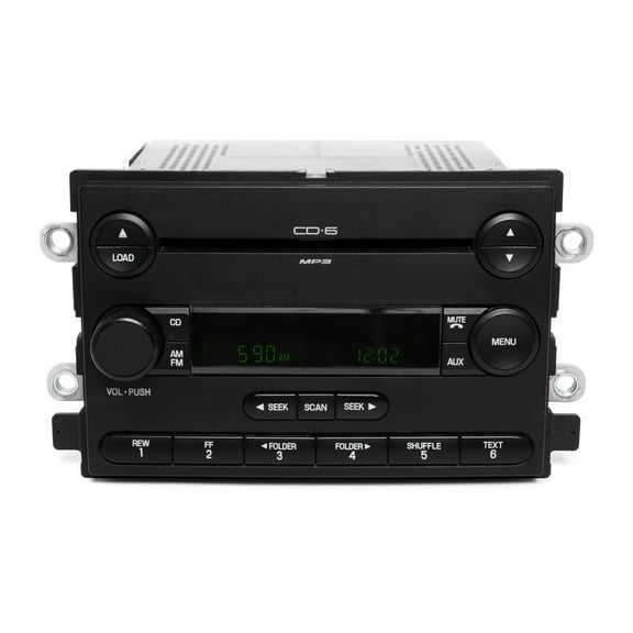 Restored 2006 Ford Freestyle AM FM 6 Disc CD Player OEM Original Single 6F9T-18C815-BC (Refurbished)