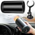 thumbnail image 2 of 12V Car Heater & Portable Cup Warmer, Dual-Sided Powerful Windshield Defroster, Energy-Efficient Personal Heating for Winter Driving in Cars, Trucks, and Vans, B, 2 of 9