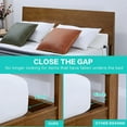 thumbnail image 5 of Queen Size Bed Wedge Pillow for Headboard Gap Filler Mattress Gap Filler (0-7") Sleep Backrest Pillow Between Mattress and Headboard White 60"x 10"x 6", 5 of 7