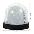 thumbnail image 4 of NIAIZEK DIY Sublimation Blank Paper Photo Snow Globe Custom Picture Snow Globe Creative Personalized Gift Home Decor(3.54X3.54X3.35in), 4 of 7