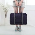 thumbnail image 5 of Foldable Travel Luggage Carry-on Shoulder Duffle Bag Lightweight Sport Tote, 5 of 6