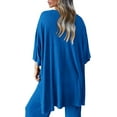 thumbnail image 2 of PRETTYGARDEN Women's 2 Piece Outfits Casual Short Sleeve Pullover Tops and Wide Leg Pants Lounge Sets Tracksuits, 2 of 8