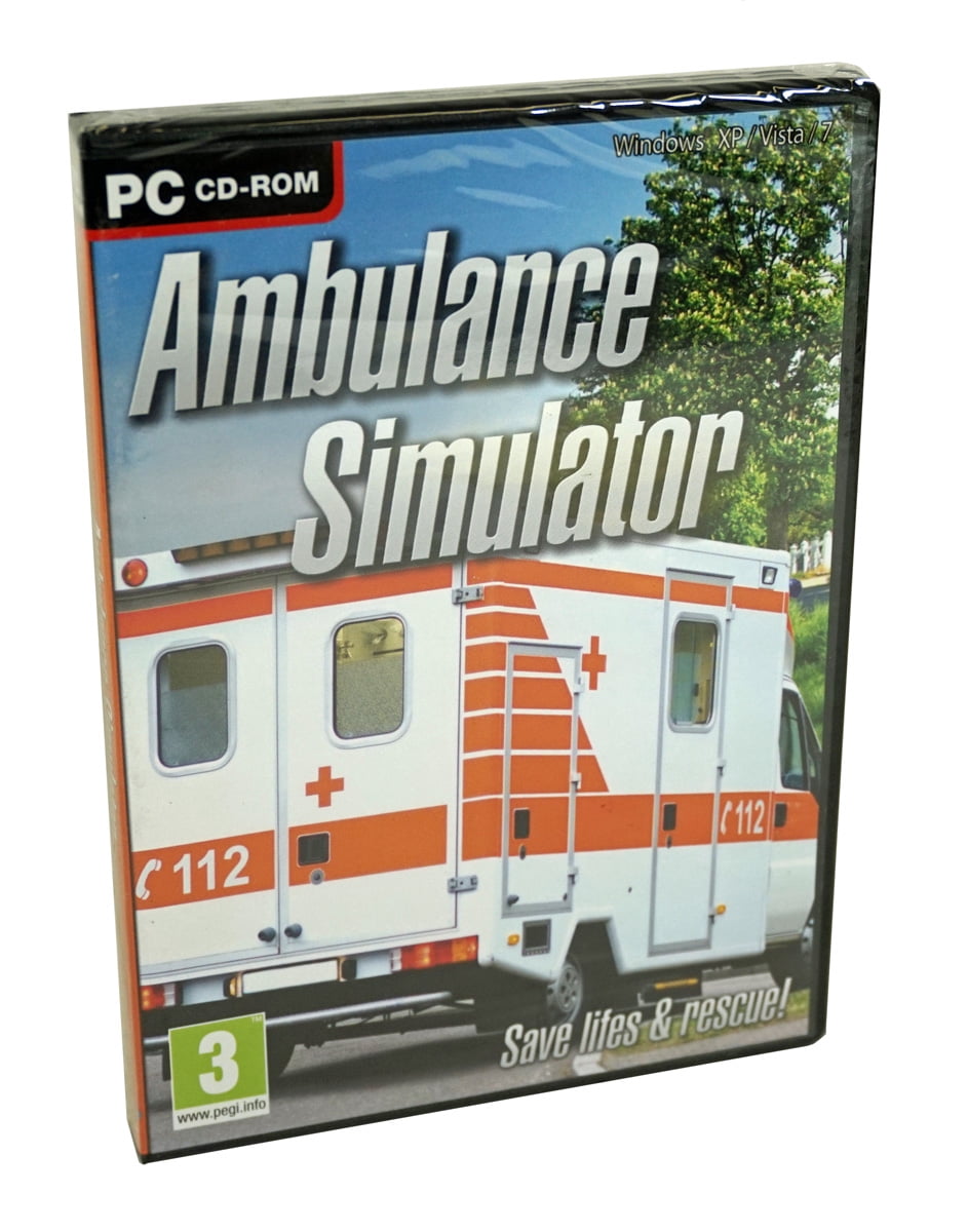 Ambulance Simulator PC CDRom - You are responsible for all emergency operations in your city in this sim