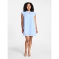thumbnail image 4 of Time and Tru Women's Cotton Eyelet Mini Dress with Flutter Sleeves, Sizes XS-XXXL, 4 of 6