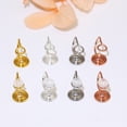 thumbnail image 5 of YIEMEEN 10 Pairs Pierced Ear Clip Converter Clip-On Earring Converter U-shaped Ear Clip Hypoallergenic Coil Ear Clip Accessories, 5 of 20