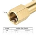 thumbnail image 4 of Uxcell Brass Pipe Fitting G1/4 Female to G1/4 Male Thread Adapter 50mm Extension Connector Hex Pipe Coupling 1 Pack, 4 of 5