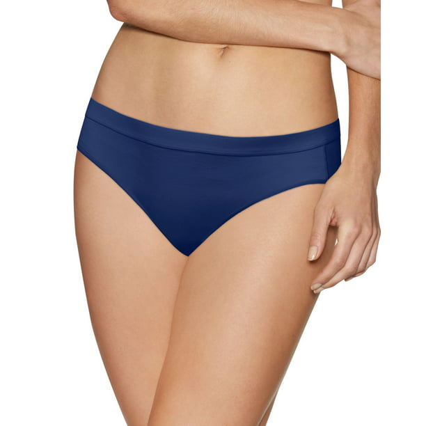 Hanes Womens Ultimate Constant Comfort X-Temp Bikini 3-Pack, 5, Blue 