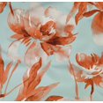 thumbnail image 5 of oneOone Cotton Poplin Twill Orange Fabric Florals Craft Projects Decor Fabric Printed By The Yard 56 Inch Wide, 5 of 6