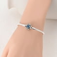 thumbnail image 5 of MULA European 925 Sterling Silver Butterfly Clasp Snake Bracelet for Charms Women Jewelry, 5 of 6