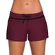 thumbnail image 2 of Pantalones cortos de baño para mujer, estilo sencillo, con cordón, suaves, transpirables, de cintura baja, pantalones cortos de natación para playa, surf, 2 of 5