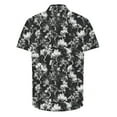 thumbnail image 5 of Camisas de Verano de los Hombres Impresión Floral de Manga Corta Camisa de Solapa de Poliéster, Camisa Casual para Compras de Ocio Y Vacaciones, 5 of 5