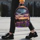 thumbnail image 2 of Easygdp Starry Night Purple Irises Mochila Ligera de 15 Pulgadas para Estudiantes, Mochila Cómoda para la Escuela y Viajes, Correas Ajustables, 2 of 6