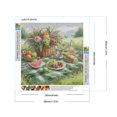 thumbnail image 2 of Pintura de diamante 5D DIY taladro redondo completo flor fruta decoración arte artesanía 30x30cm, 2 of 9