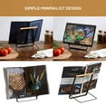 thumbnail image 4 of Metal Cookbook Holder Stand - Recipe Book Holder - Adjustable And Foldable Cookbook Stand, 4 of 8